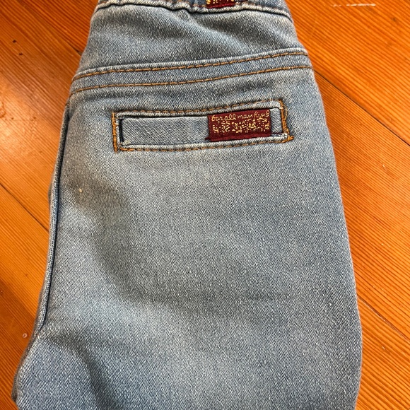 7 for all Mankind Baby Sz 3/6 months Denim Jogger - Picture 10 of 10